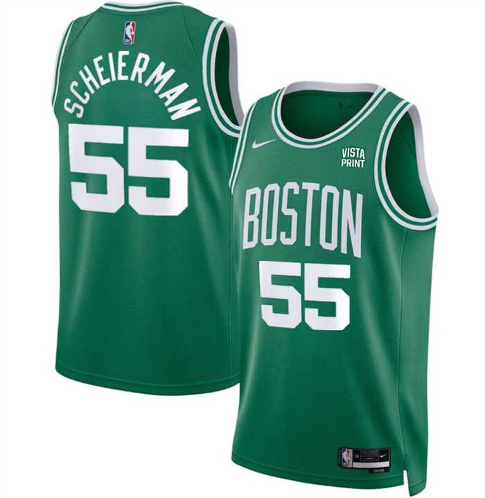 Men%27s Boston Celtics #55 Baylor Scheierman Kelly Green 2024 Draft Icon Edition Stitched Basketball Jersey Dzhi->chicago bulls->NBA Jersey
